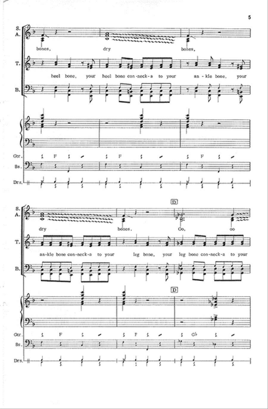 Dry Bones Divisi scores gallery preview page 5