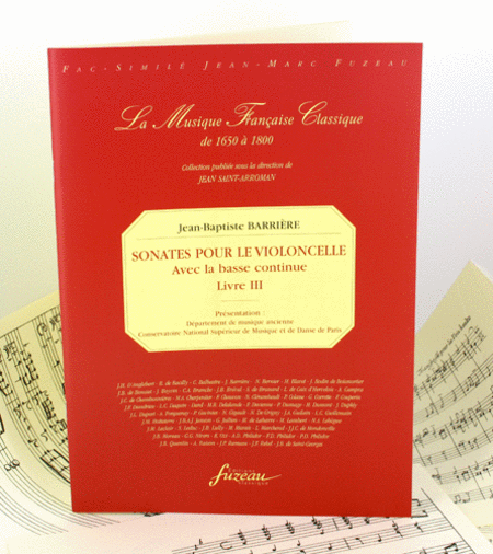 Sonates pour le violoncelle avec la basse continue - Livre III