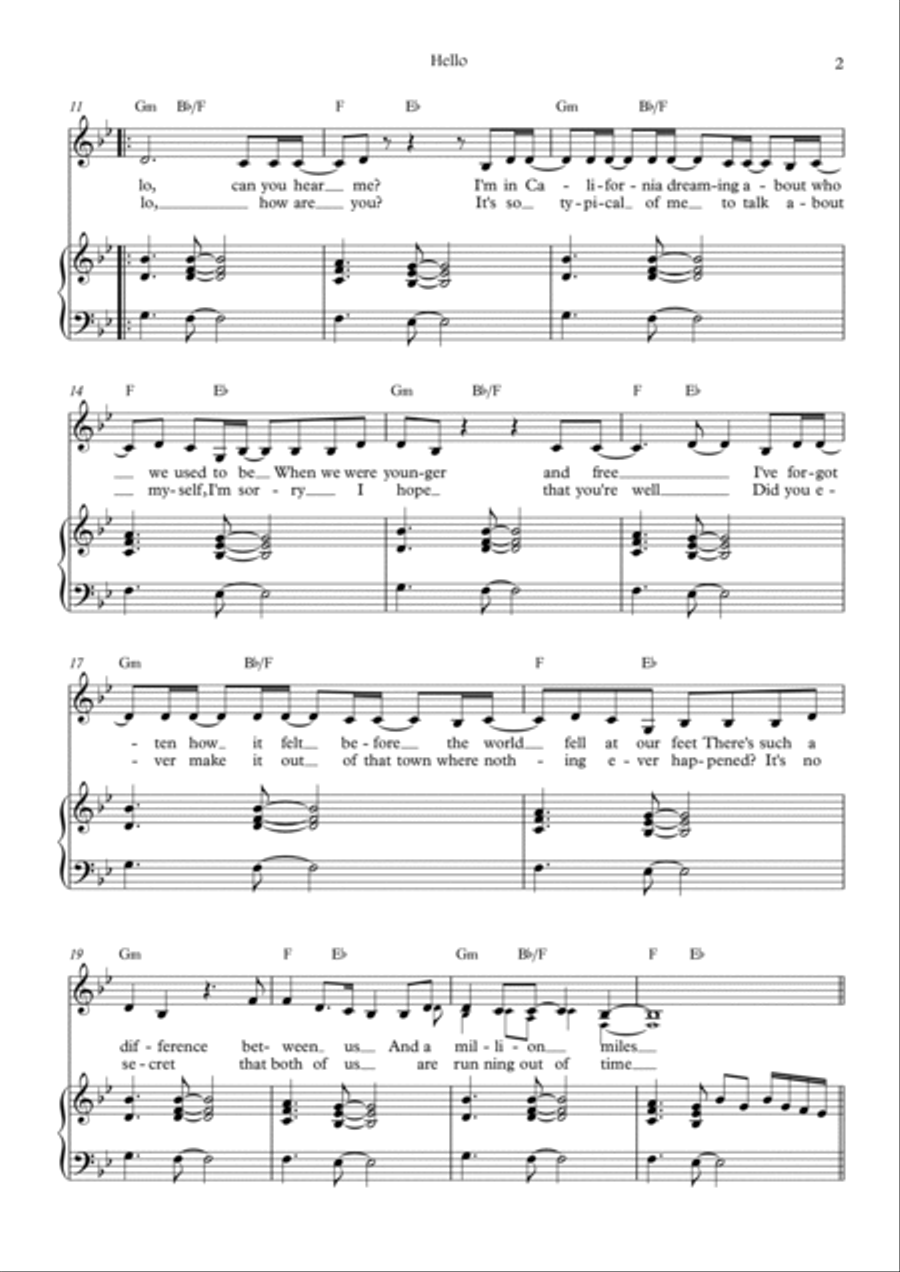 Hello Voice scores gallery preview page 2