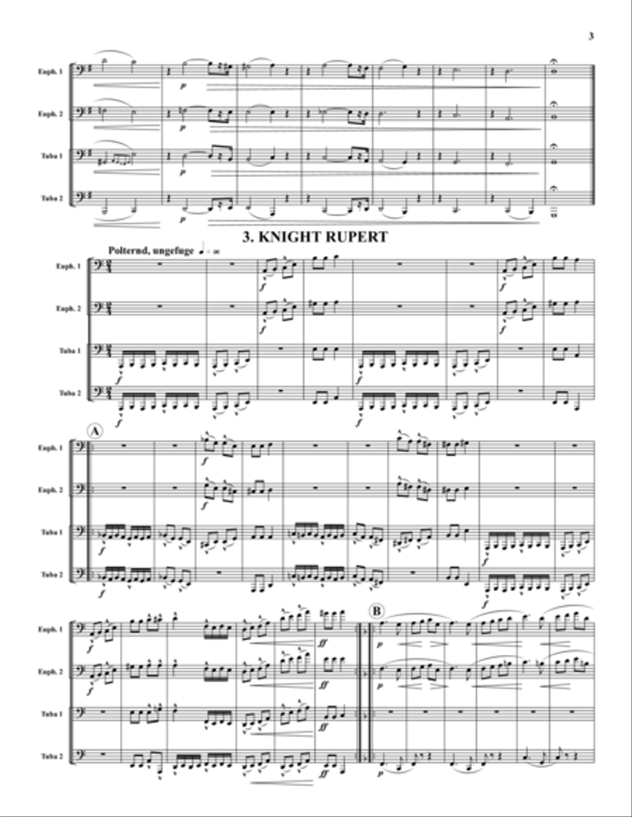 A Schumann Sampler Tuba Quartet scores gallery preview page 3