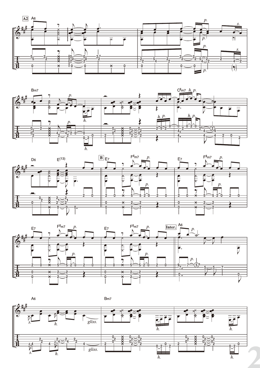 Hold On Acoustic Guitar scores gallery preview page 2