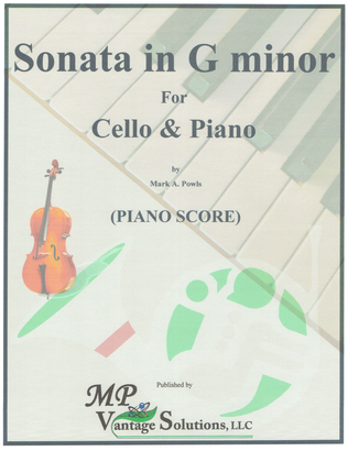 Sonata in G minor For Cello & Piano