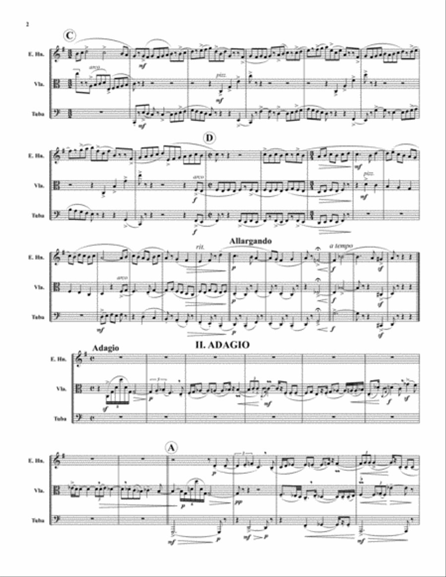 Trio Trio Brass Trio scores gallery preview page 2