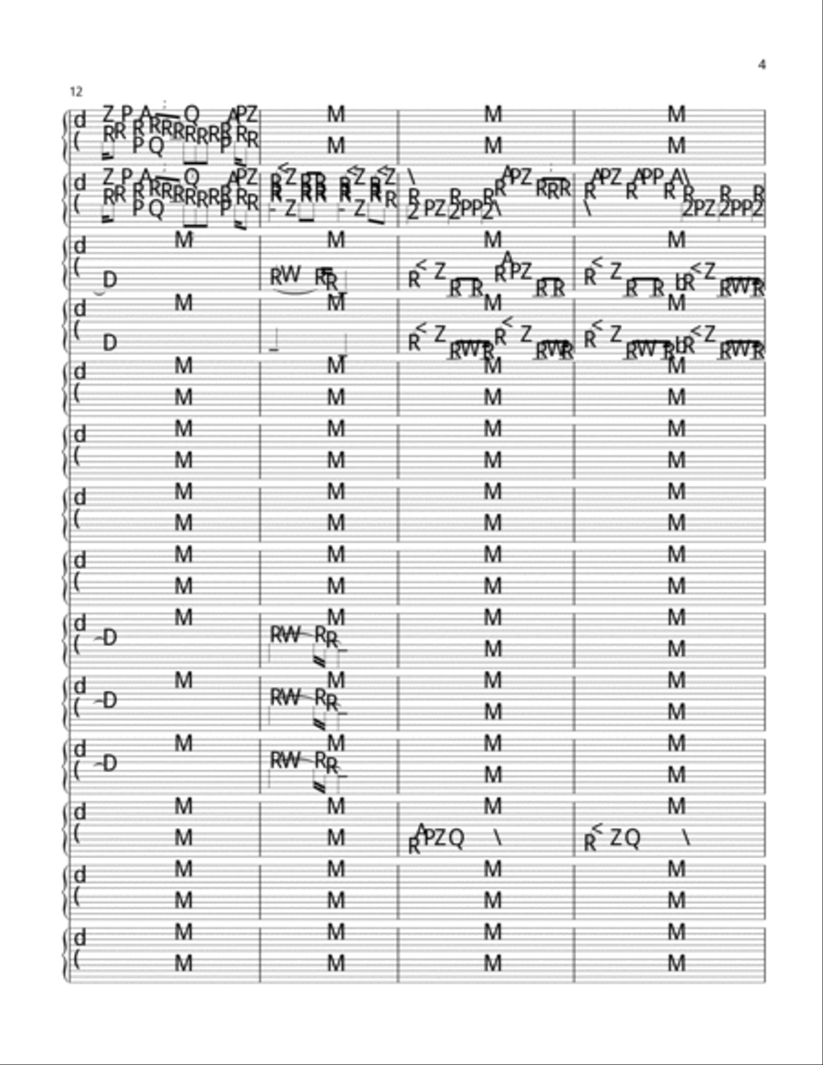 Piano Solo Improvisation Piano Solo Improvisation Small Ensemble scores gallery preview page 5