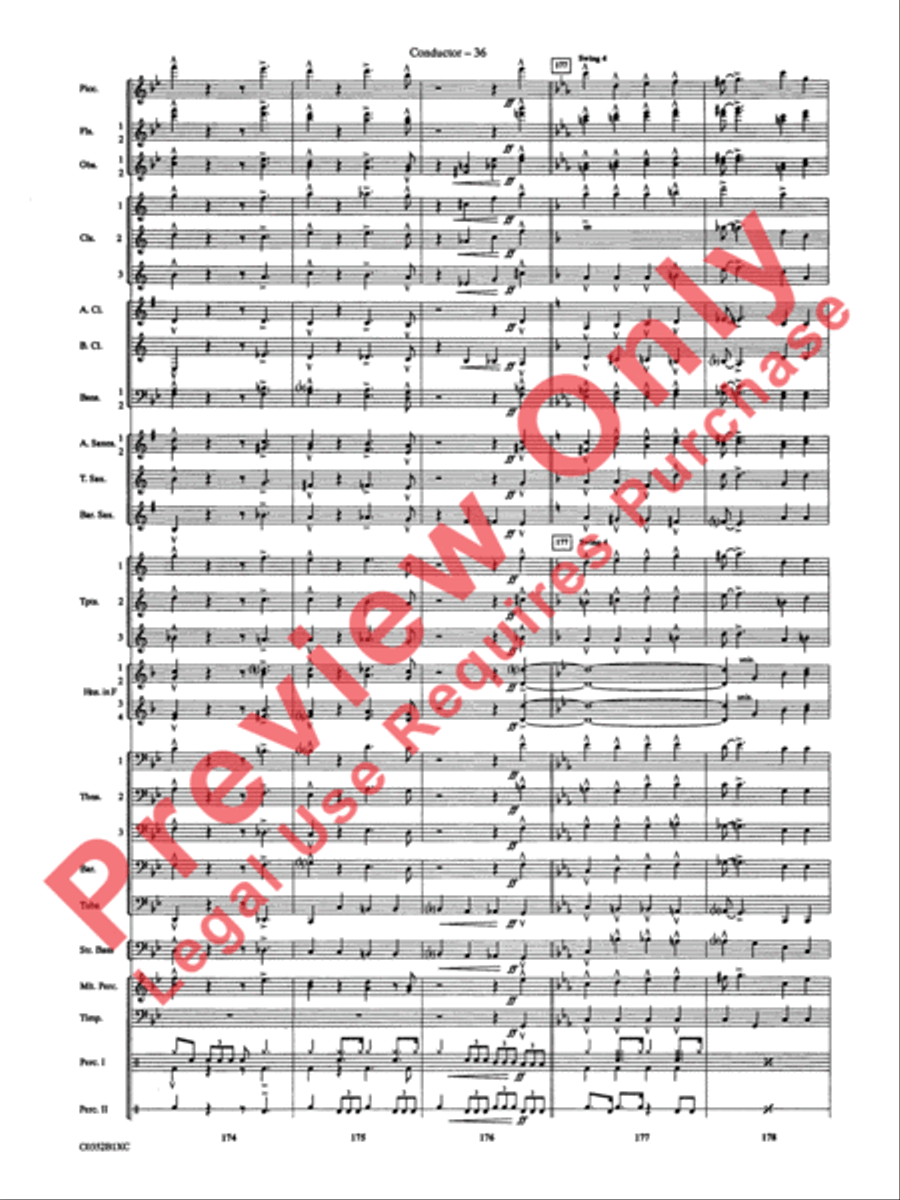 Duke Ellington! Duke Ellington! Concert Band scores gallery preview page 39
