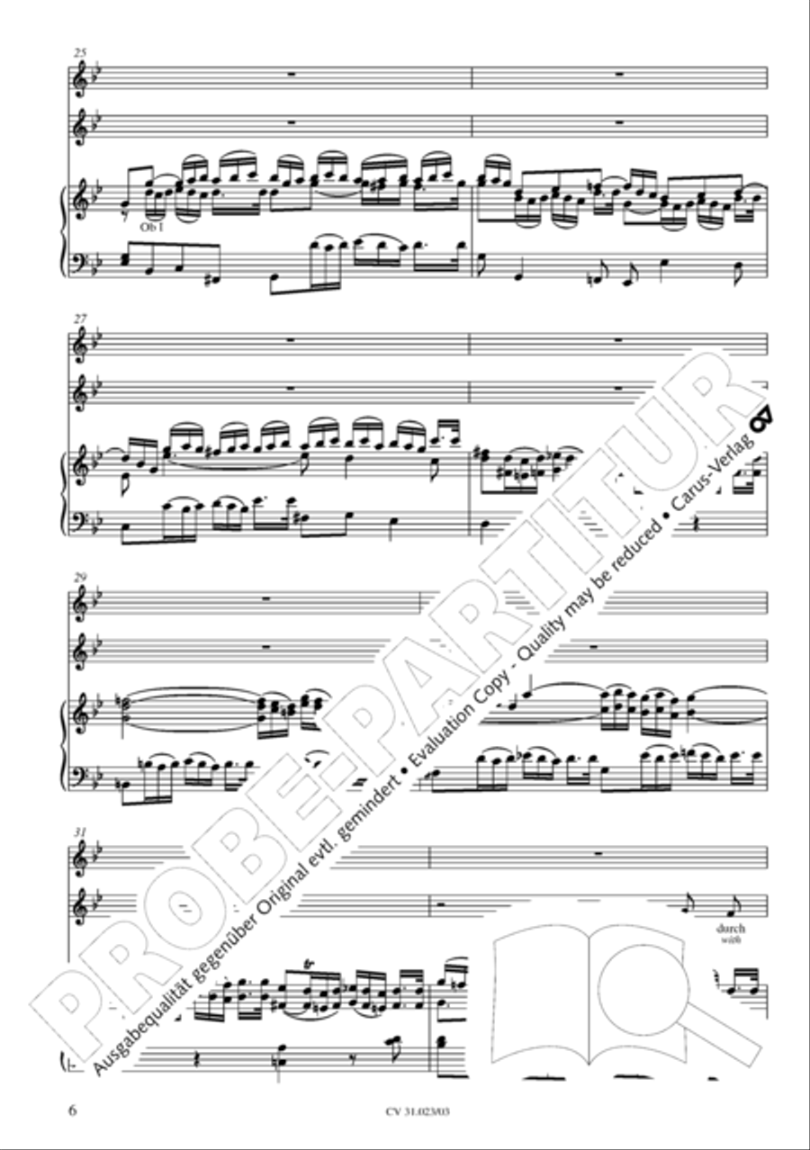 Thou very God and David's Son (3rd version) (Du wahrer Gott und Davids Sohn) 4-Part scores gallery preview page 7