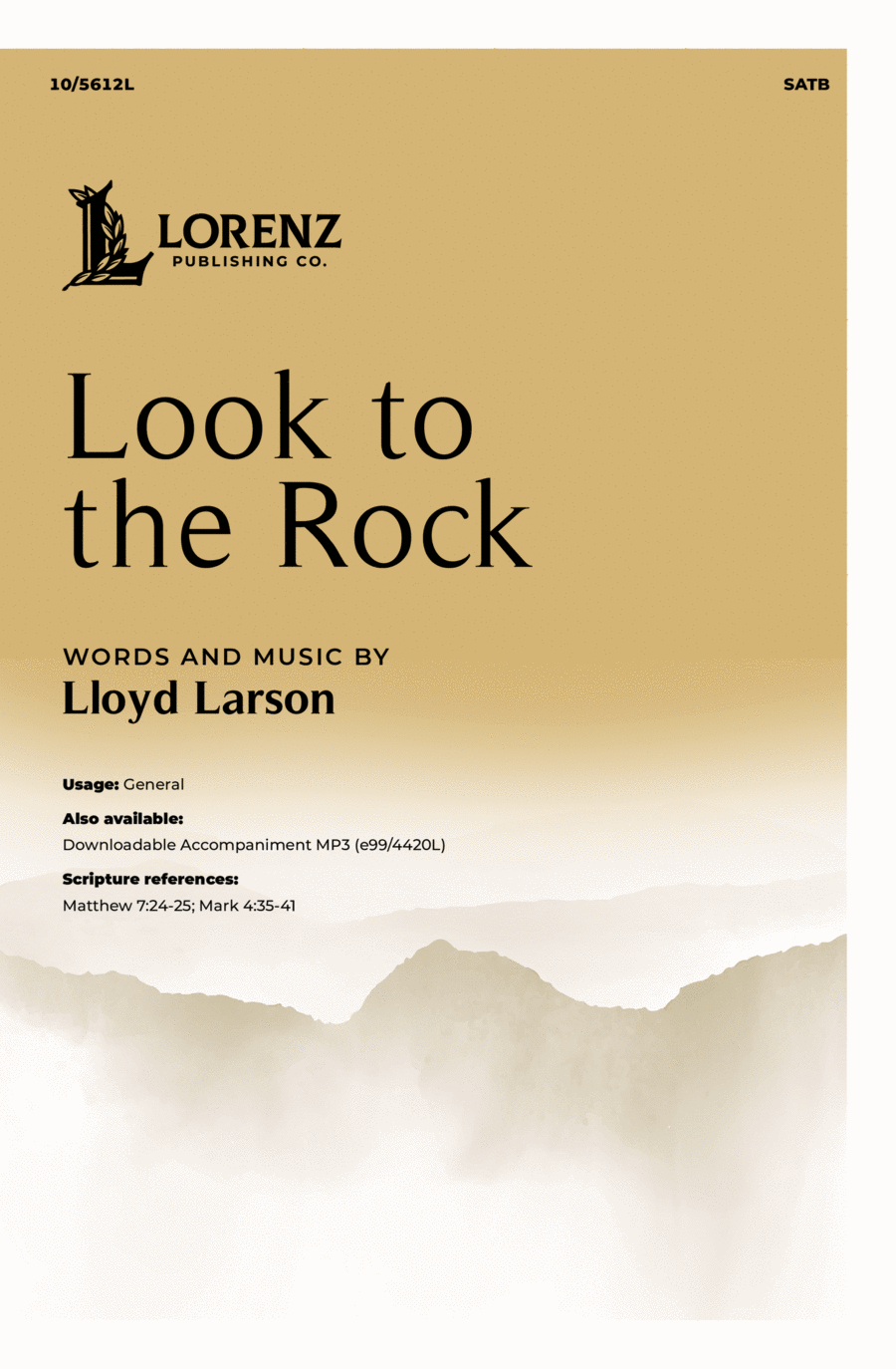 Book cover for Look to the Rock