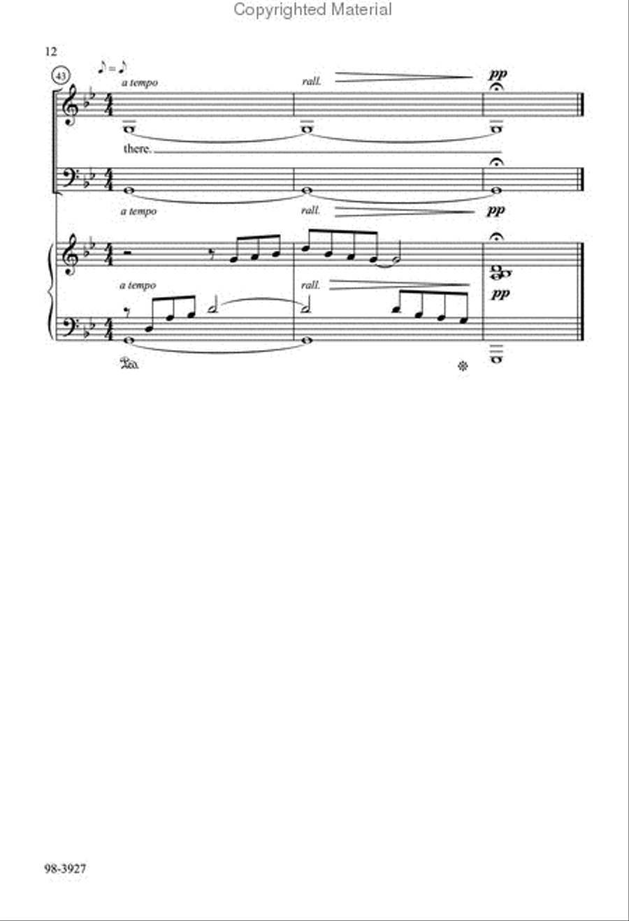 There Is a Garden 4-Part scores gallery preview page 6