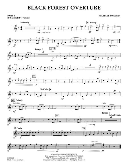 Black Forest Overture - Pt.1 - Bb Clarinet/Bb Trumpet
