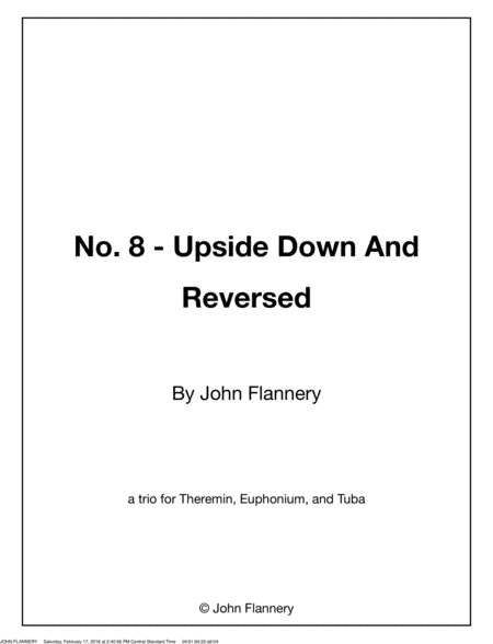 No. 8 - Upside Down and Reversed image number null
