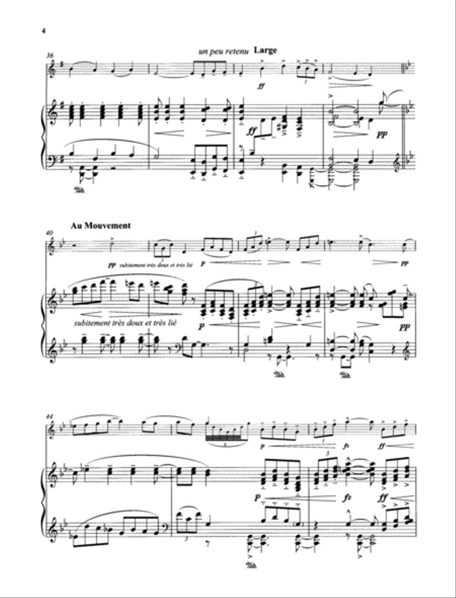 Pavane pour une infante défunte Piano Accompaniment scores gallery preview page 4