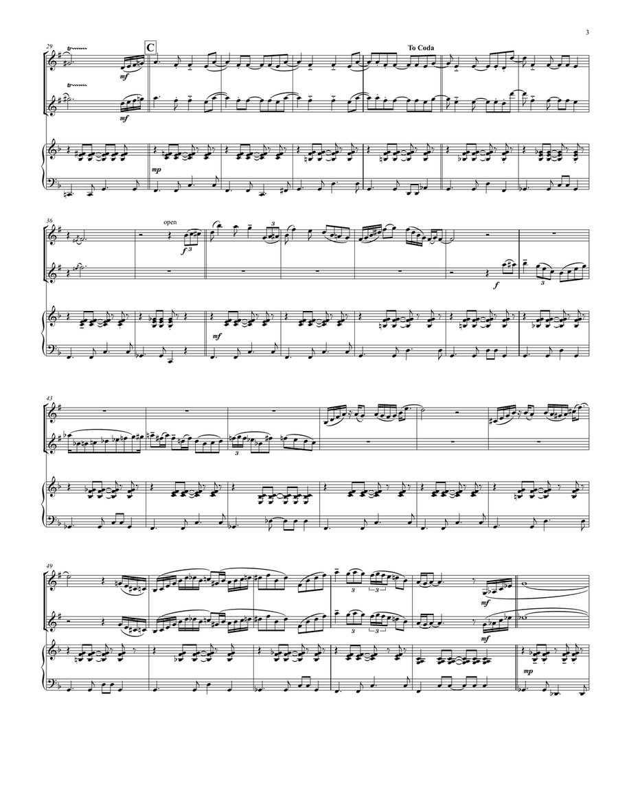 The Girl From Ipanema (garôta De Ipanema) Tenor Saxophone scores gallery preview page 3