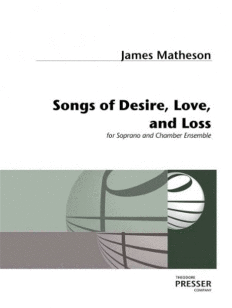 Songs of Desire, Love, and Loss Chamber Music scores gallery preview page 1