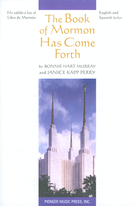 Book cover for The Book of Mormon Has Come Forth - SATB