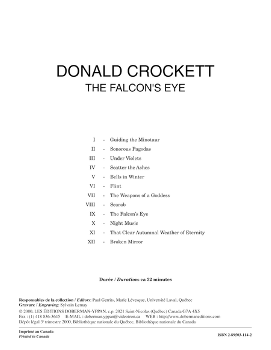The Falcon's Eye Classical Guitar scores gallery preview page 1
