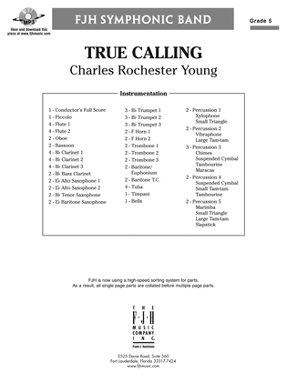 True Calling: Score
