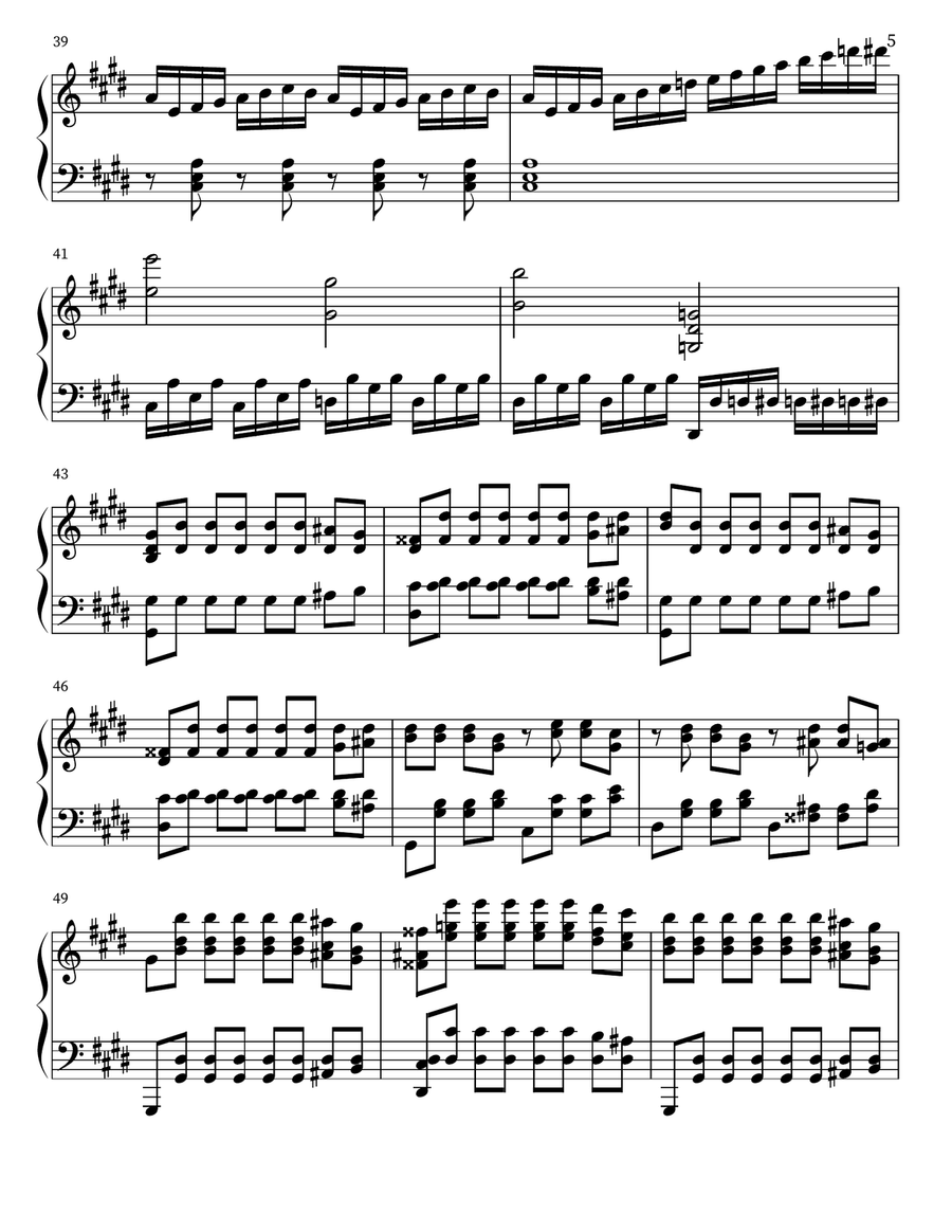 Moonlight Sonata 3rd Movement Piano scores gallery preview page 5