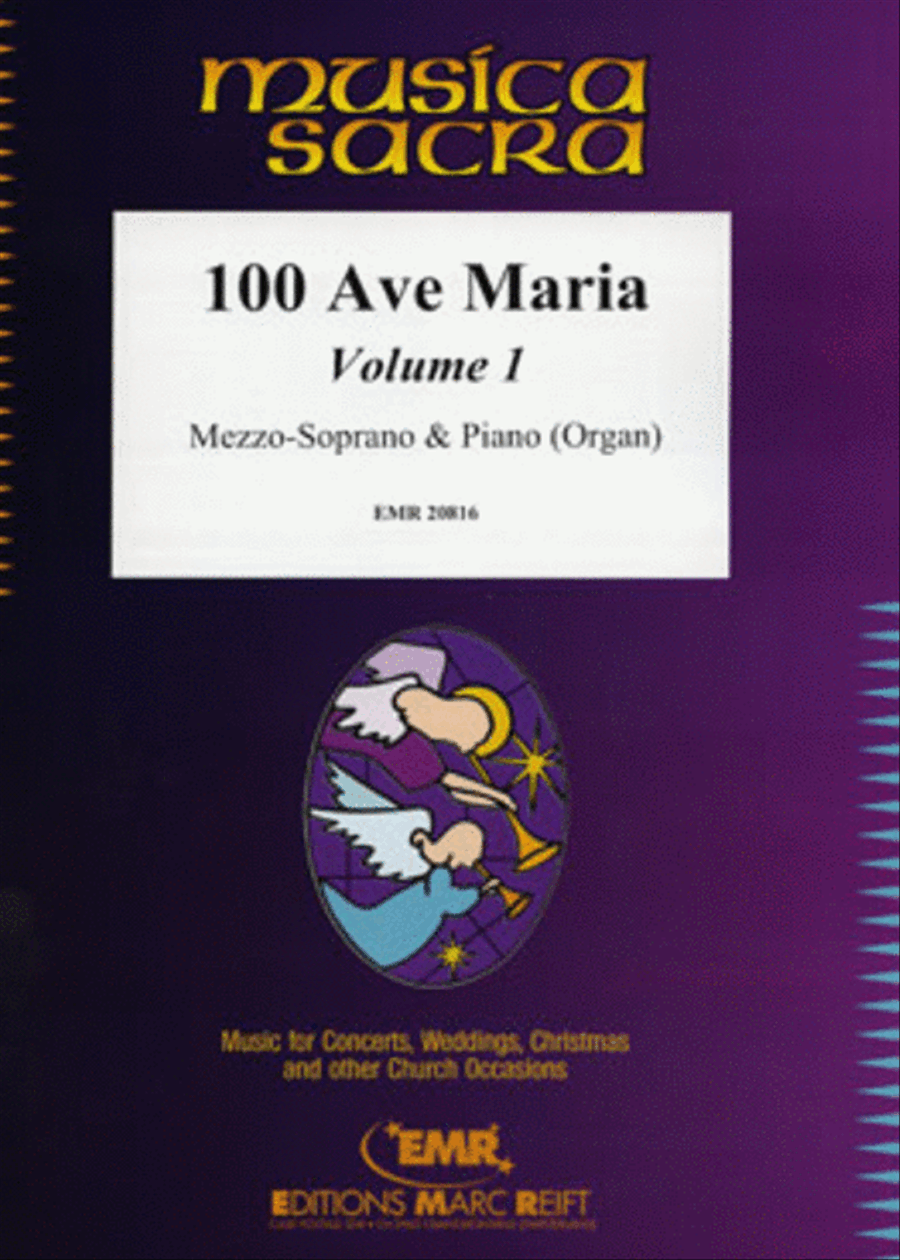 Book cover for 100 Ave Maria Volume 1