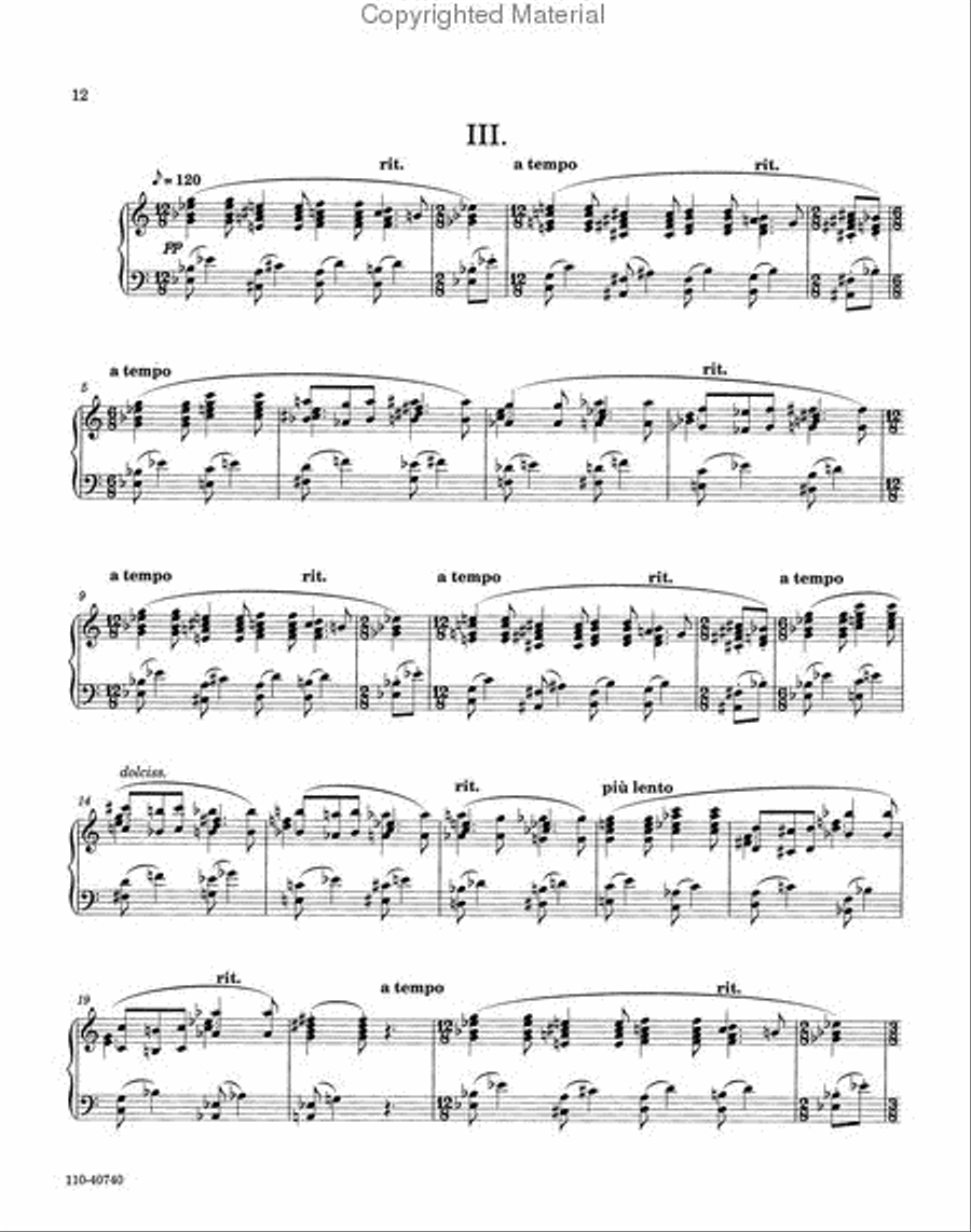Three Impromptus Chamber Music scores gallery preview page 5