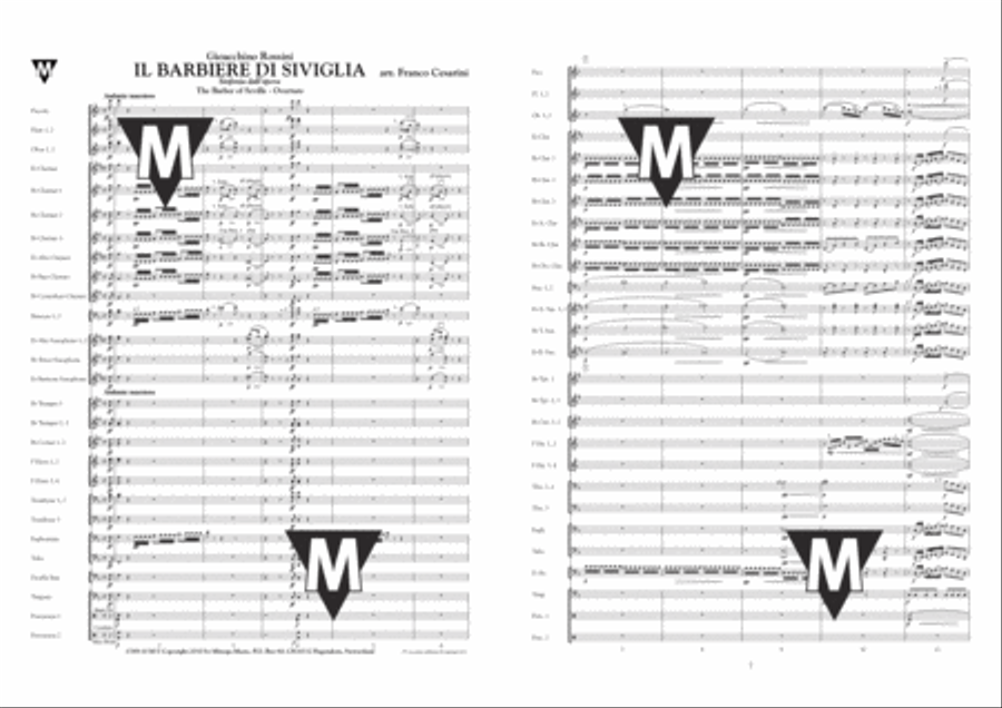 Il Barbiere di Siviglia Concert Band scores gallery preview page 2