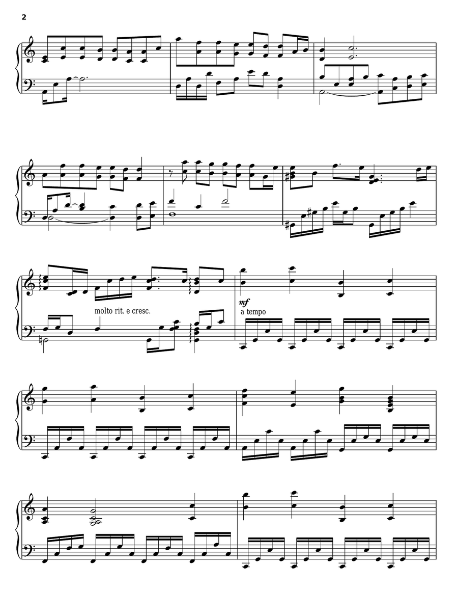 The Giving Piano Solo scores gallery preview page 2
