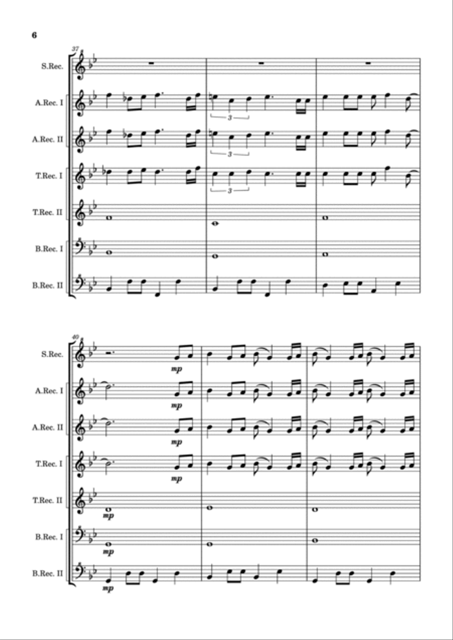 Arabian Nights (2019) Woodwind Ensemble scores gallery preview page 6