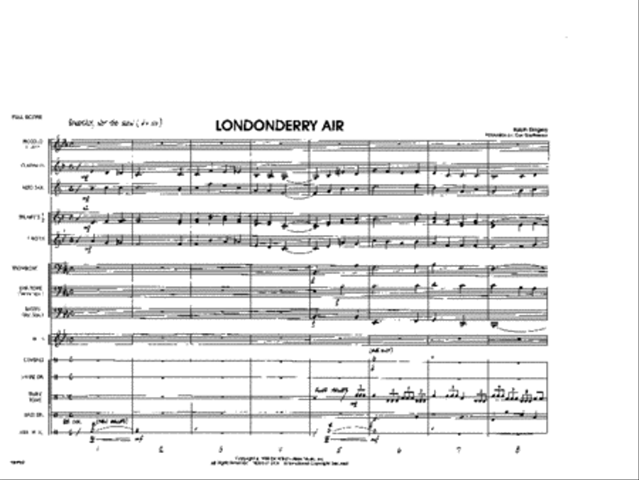 Londonderry Air Marching Band scores gallery preview page 2
