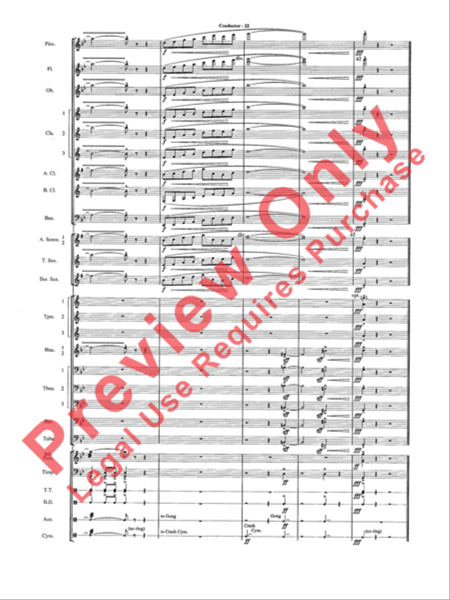 Incantations Concert Band scores gallery preview page 25
