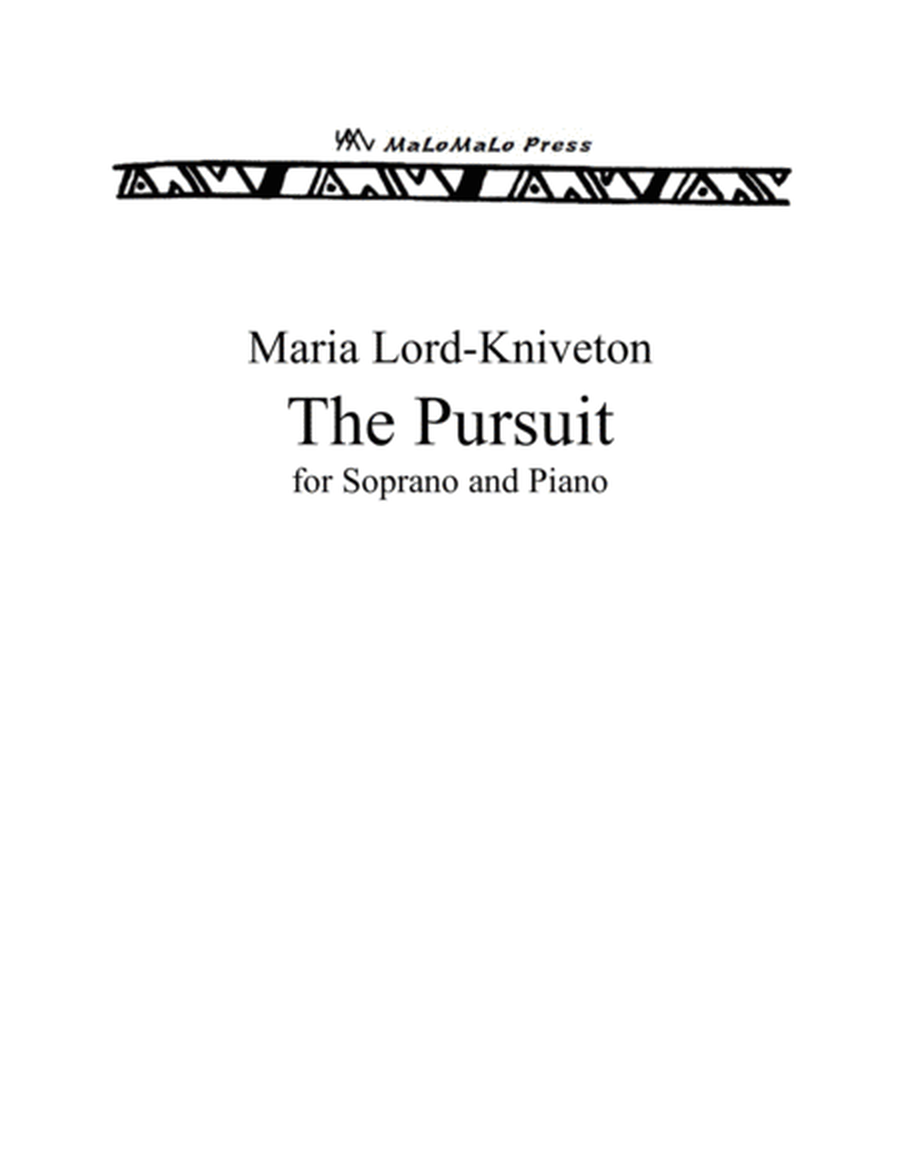 The Pursuit (soprano version) image number null