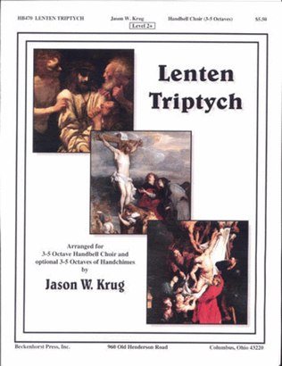 Book cover for Lenten Triptych (3-5 octaves)