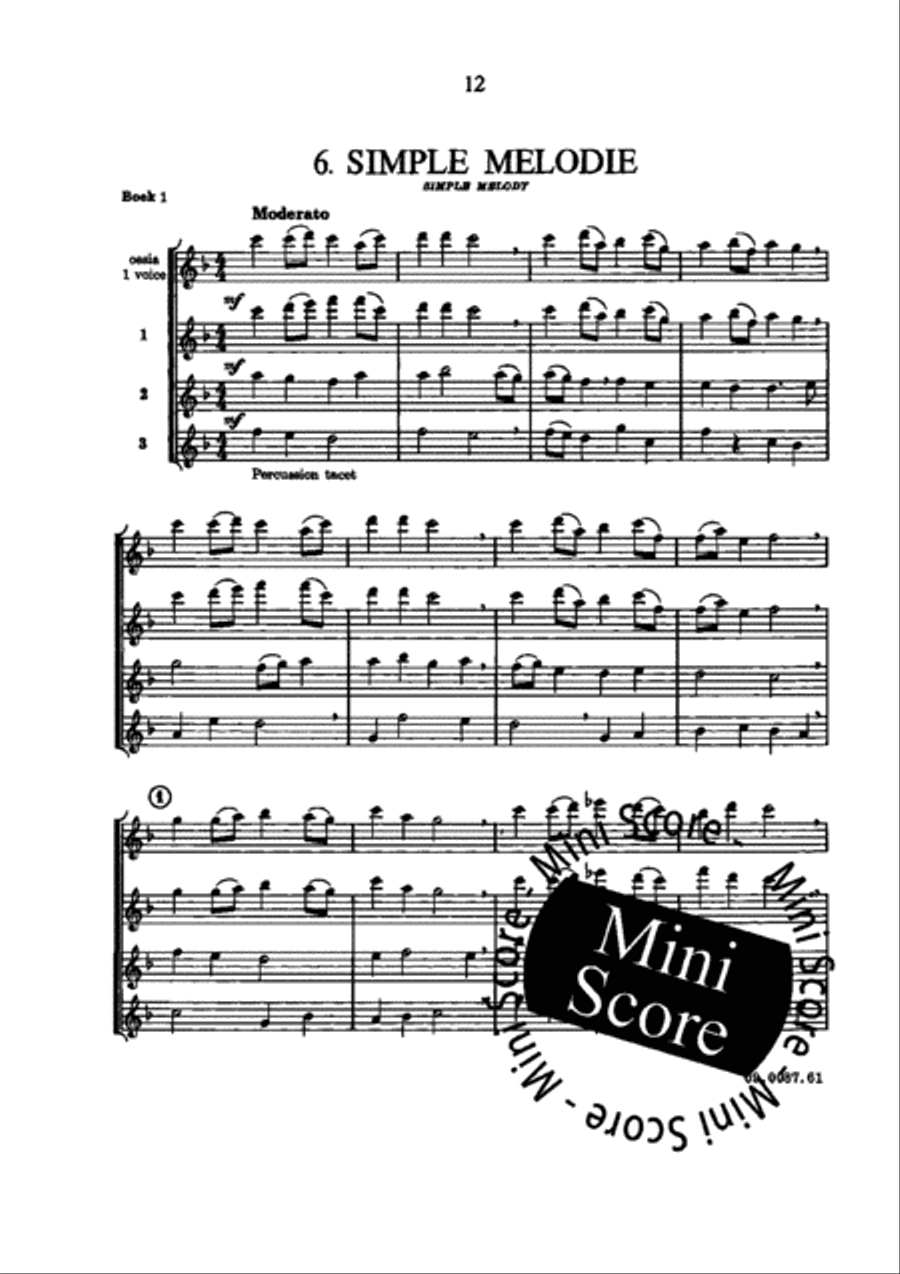 Jeunes Musiciens 1 (Flex 3) Flute Trio scores gallery preview page 16