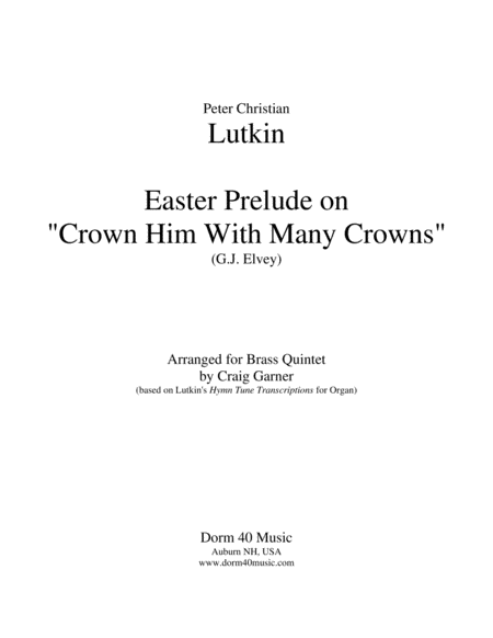 Easter Prelude on "Crown Him With Many Crowns" image number null