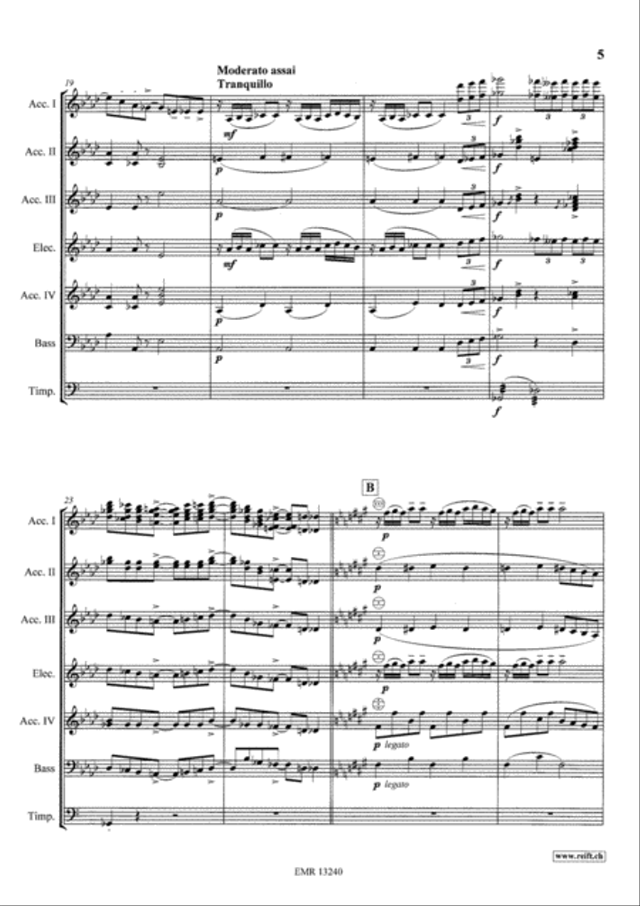Rhapsody in Blue Accordion scores gallery preview page 5