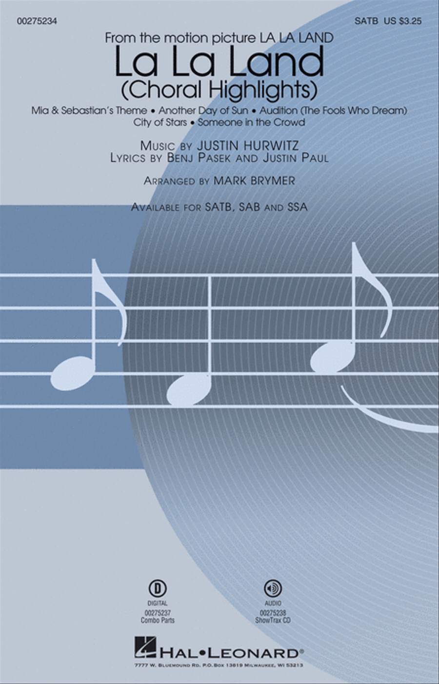 La La Land La La Land 4-Part scores gallery preview page 1
