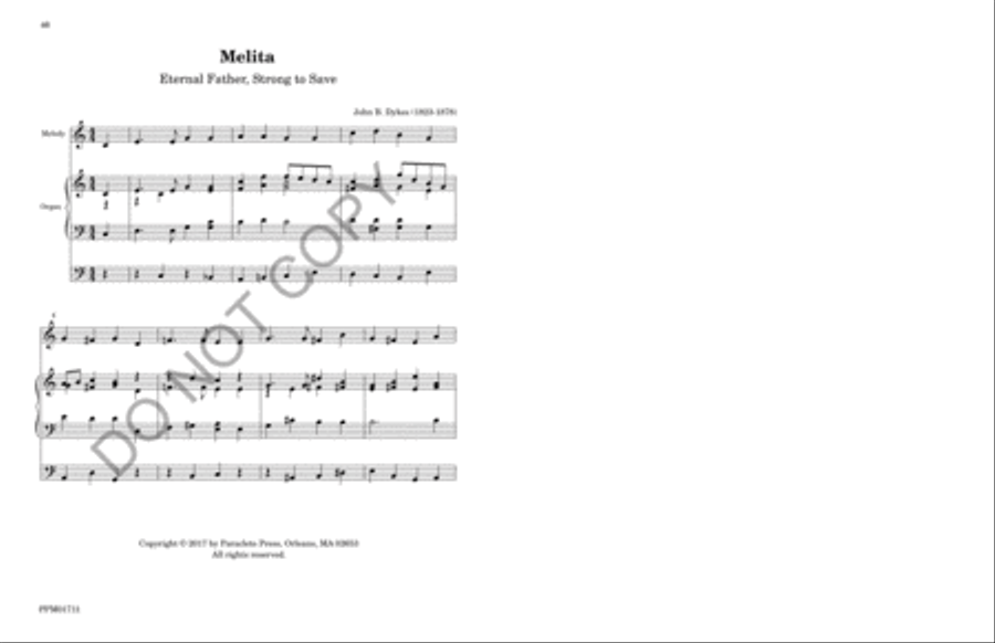 Twenty-five Organ Accompniments for Unison Hymn Singing Unison Choir scores gallery preview page 49