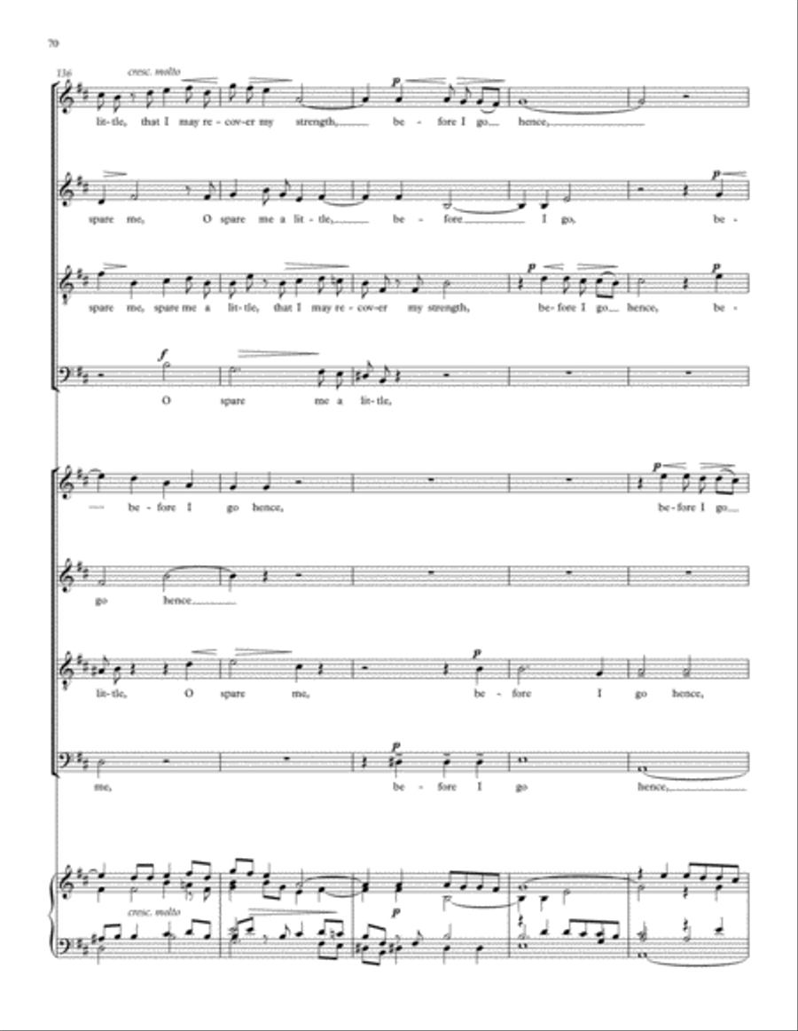 Songs of Farewell Divisi scores gallery preview page 86