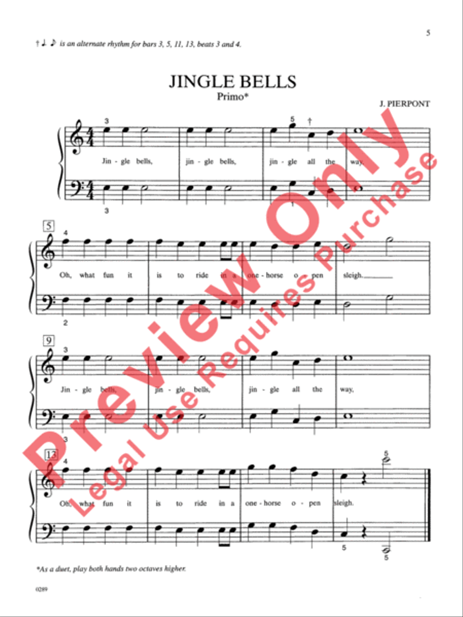 Beginning Christmas Favorites Easy Piano scores gallery preview page 10