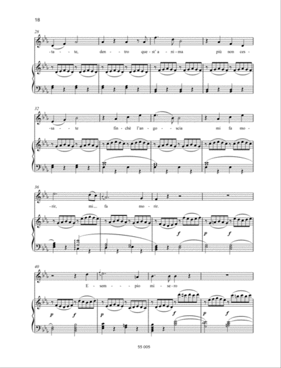 Ah, scostati!... Smanie implacabili Mezzo-Soprano Voice scores gallery preview page 3