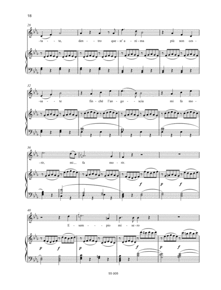 Ah, scostati!... Smanie implacabili by Wolfgang Amadeus Mozart Mezzo-Soprano Voice - Digital Sheet Music