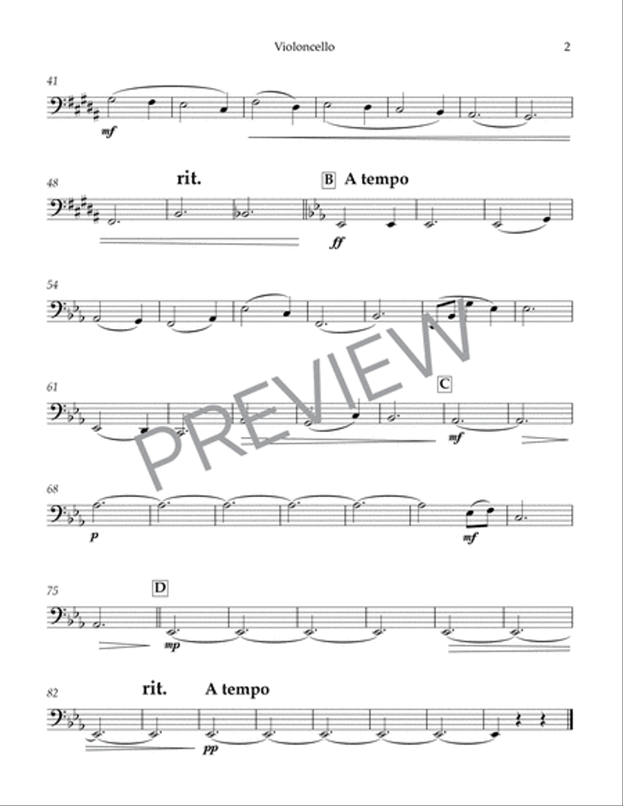 The Ground (Full Score and Instrumental Parts) Choir scores gallery preview page 28