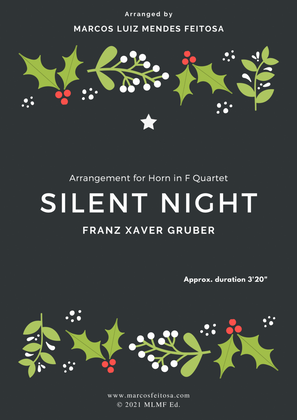 Book cover for Silent Night - Horn in F Quartet