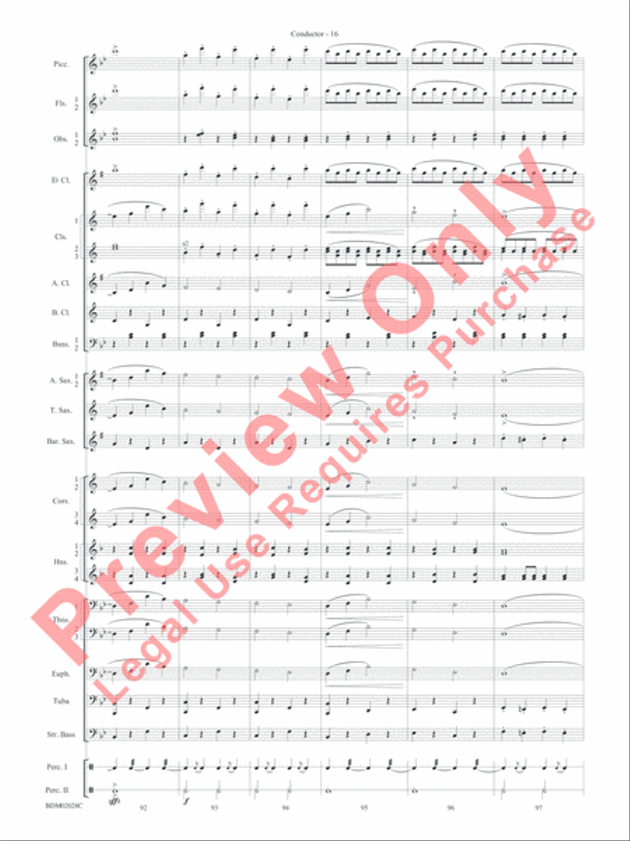 Golden Jubilee Concert Band scores gallery preview page 19