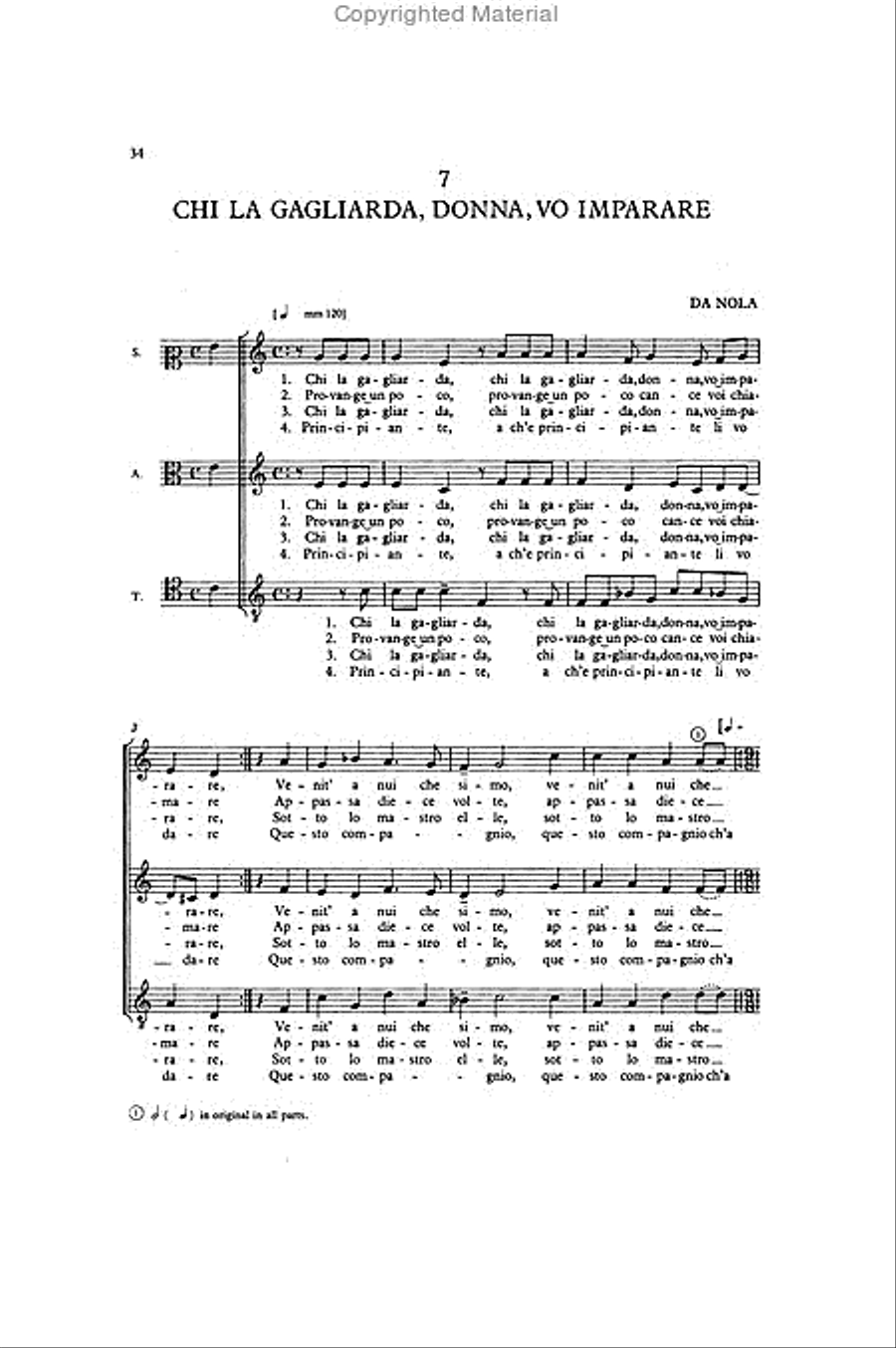 The Oxford Book of Italian Madrigals 4-Part scores gallery preview page 4