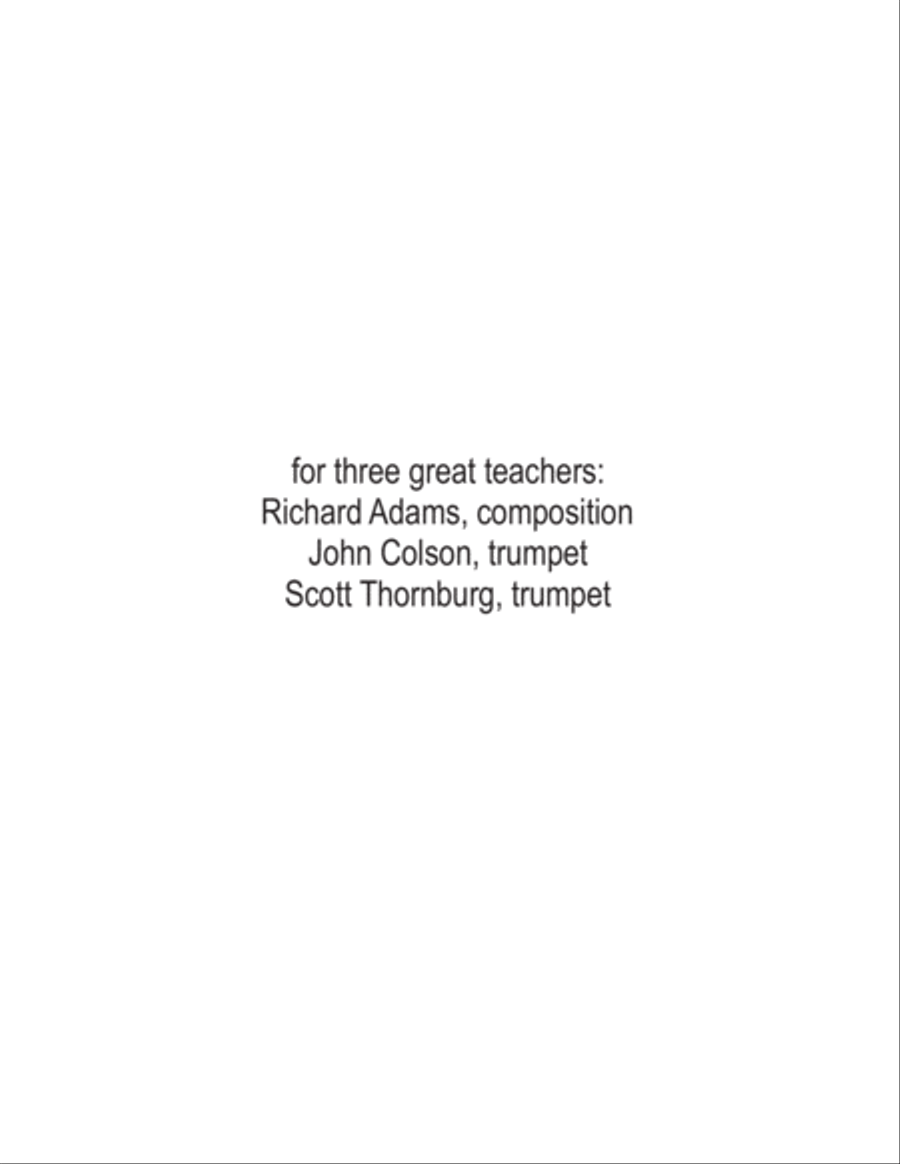 Proclamation for Trumpet and Piano Trumpet Solo scores gallery preview page 4