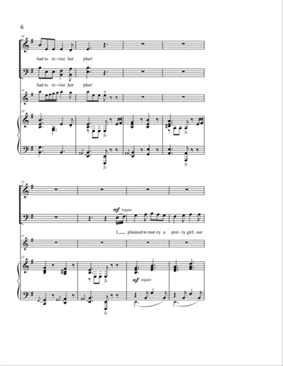 Revise your Plan! Revise your Plan! 4-Part scores gallery preview page 5