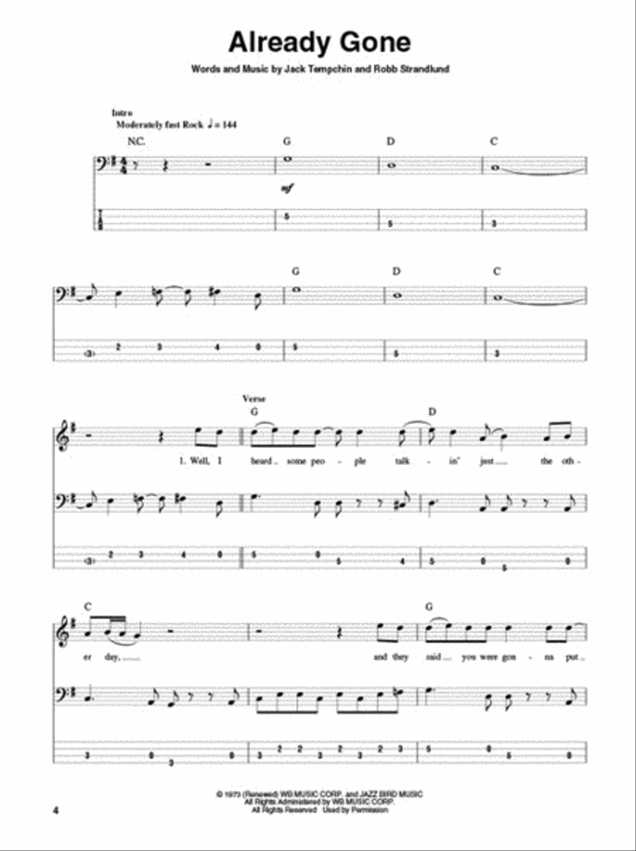Eagles Collection / Songbook scores gallery preview page 4