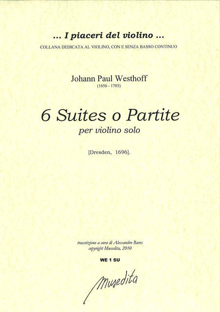 6 Suites (Dresdem, 1696)