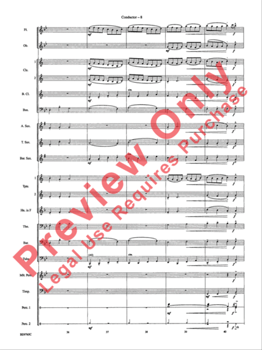 March from The Nutcracker Concert Band scores gallery preview page 11