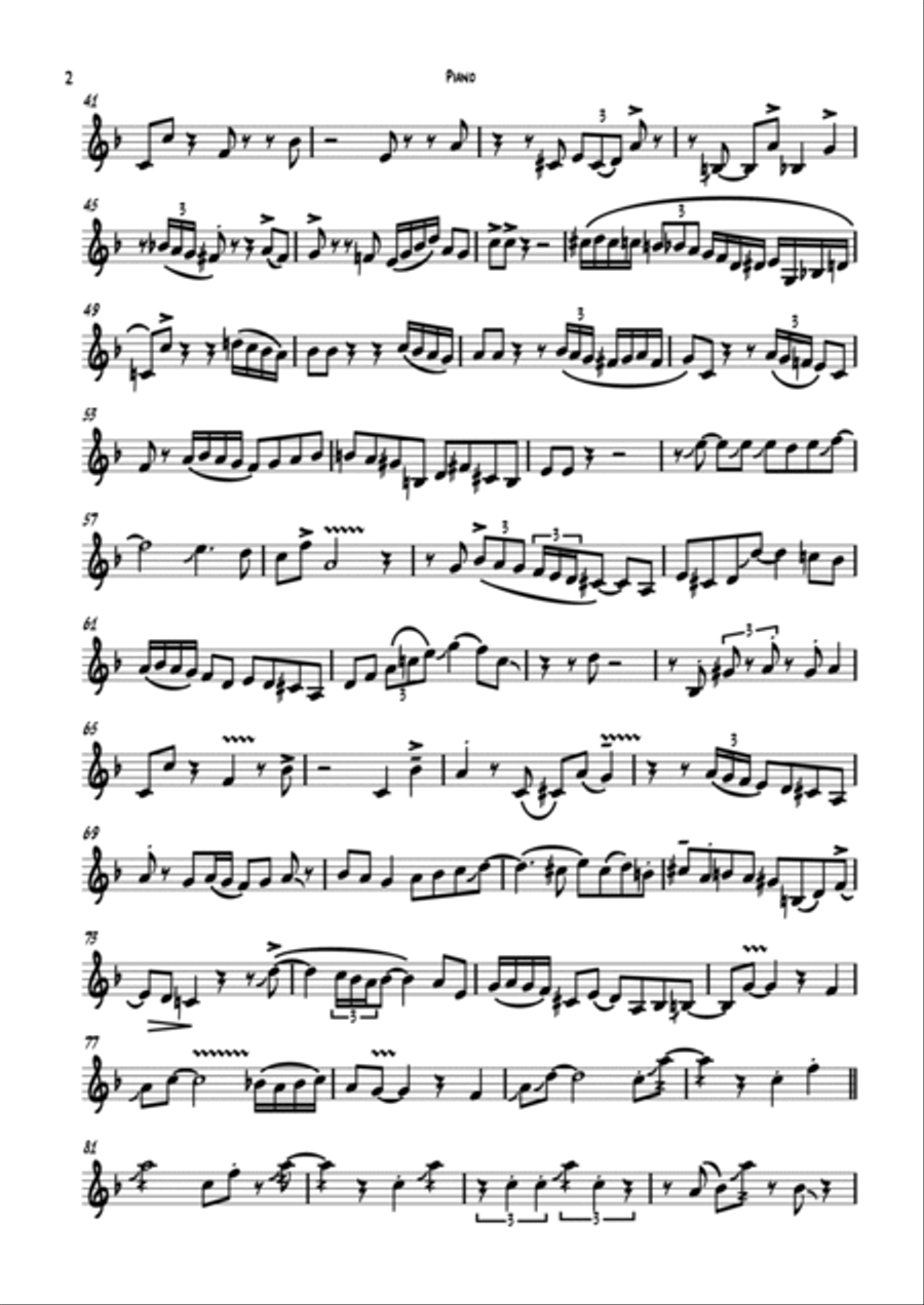 Waltz For Debby Waltz For Debby Small Ensemble scores gallery preview page 2