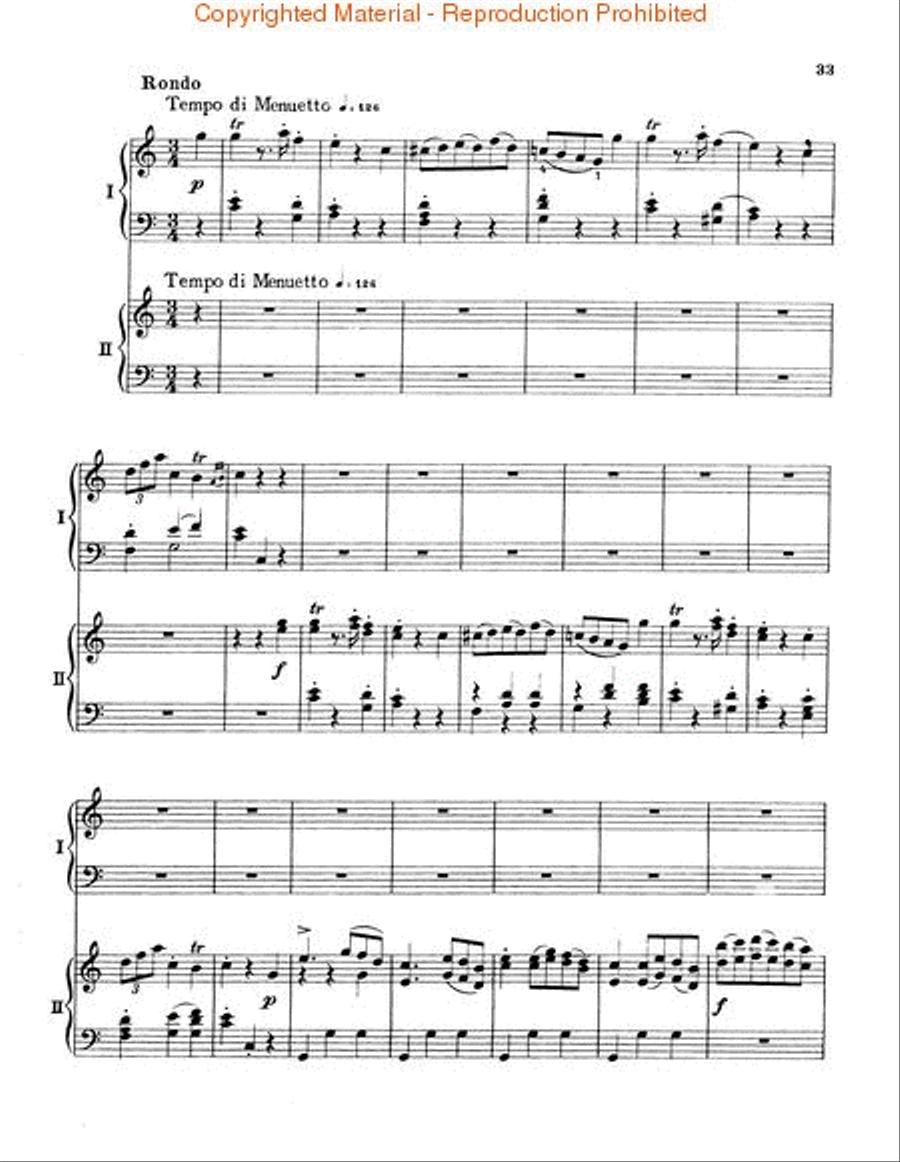 Concerto No. 8 in C, K.246 Piano scores gallery preview page 4